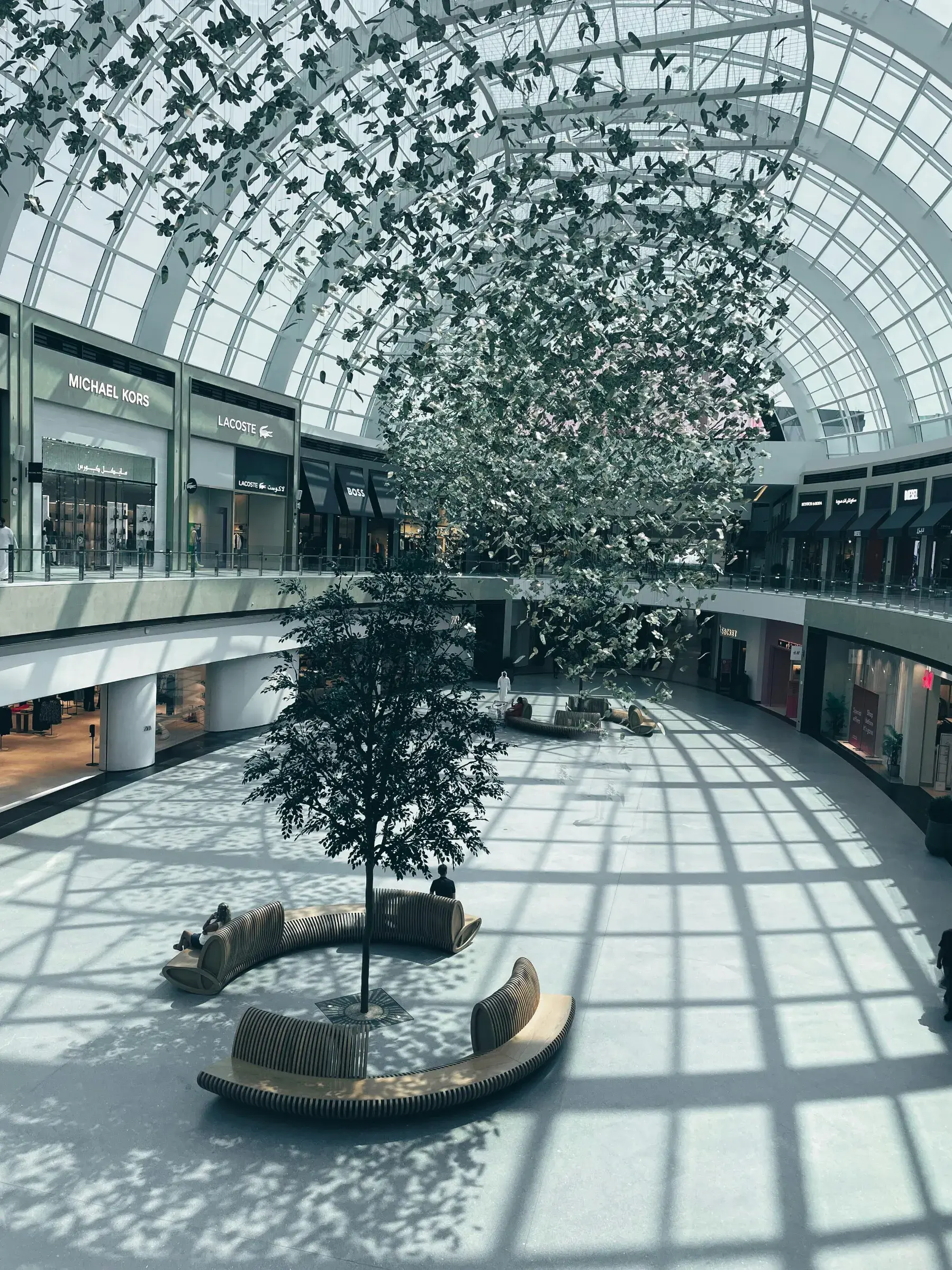 A Modern Shopping Mall In Dubai